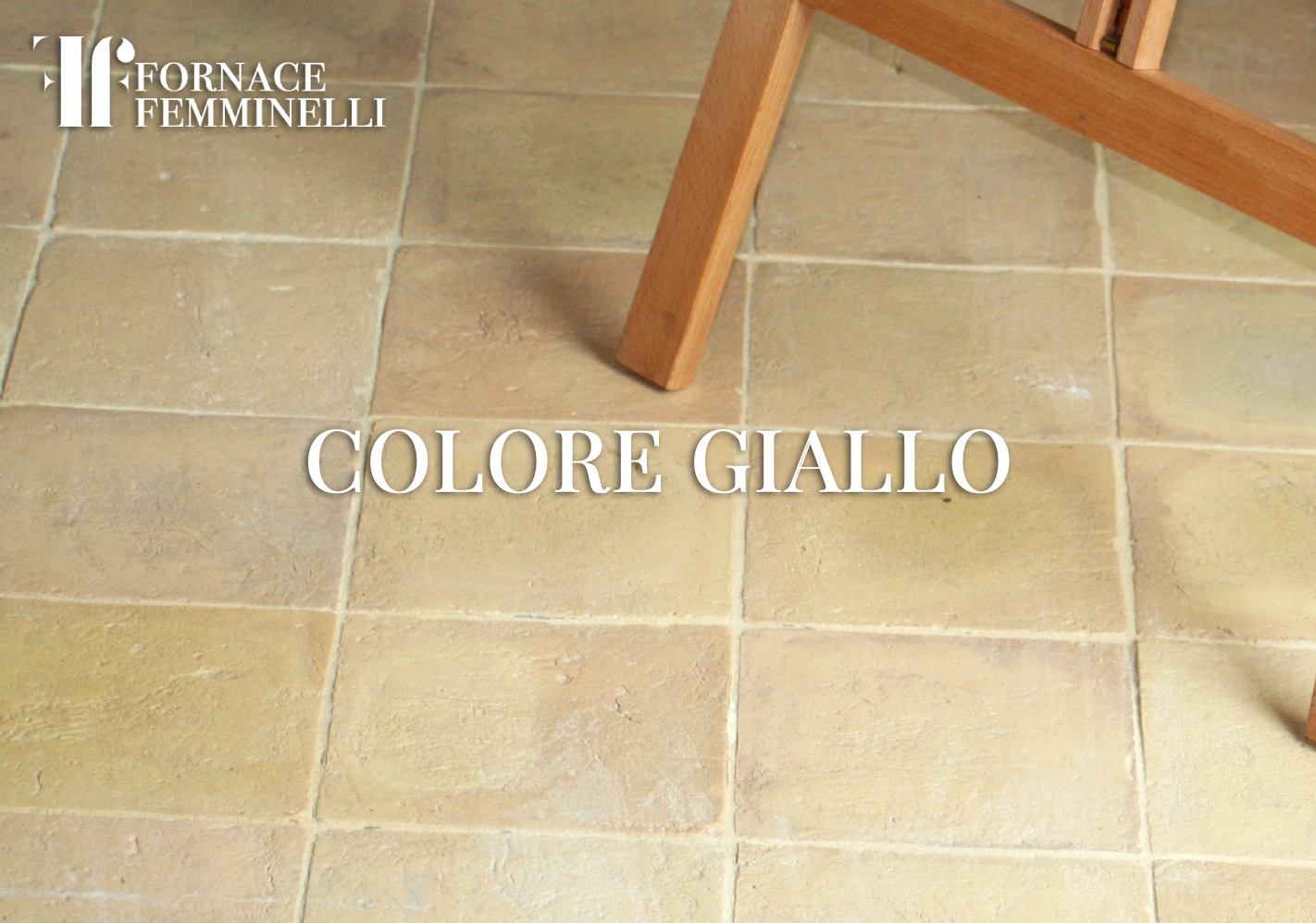 cotto pavimenti esterni colore giallo umbro tipico