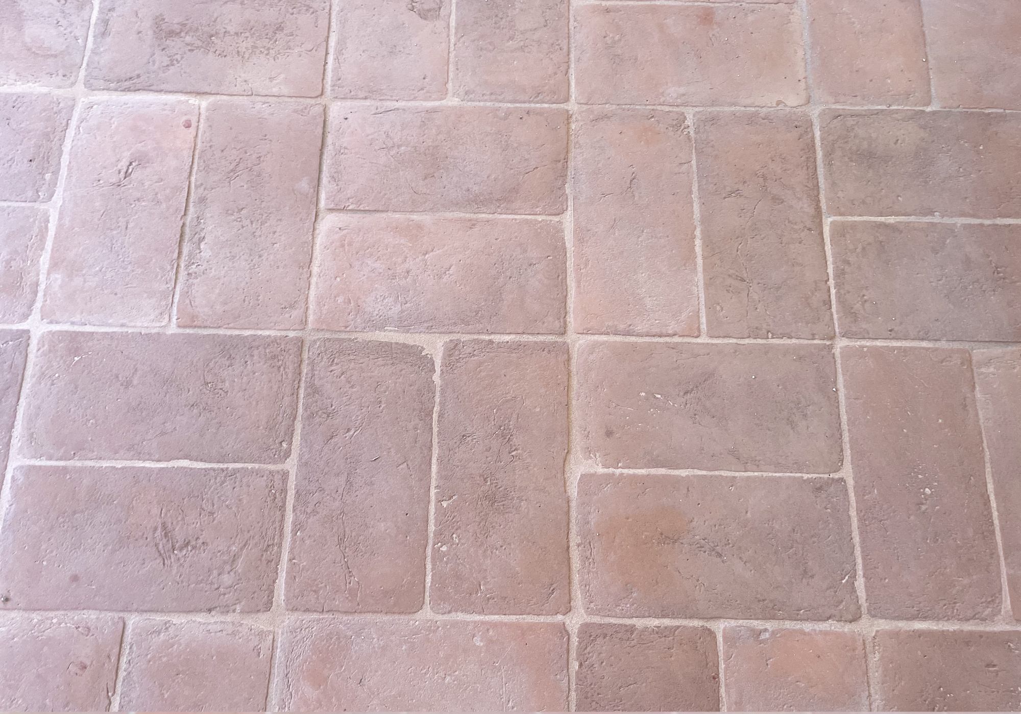 pavimenti esterni con Pianelle anticate rosa