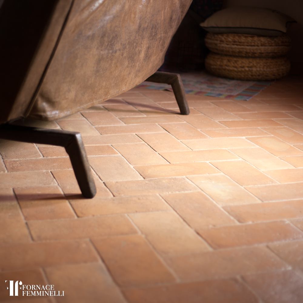 cotto artigianale per interni rustico