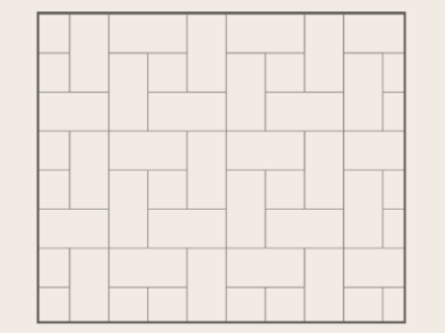 Schema di posa pianelle e quadrati